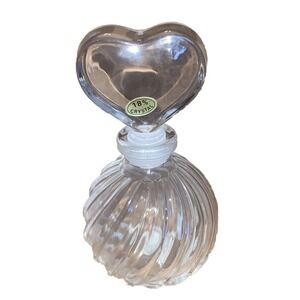Teleflora Perfume‎ Bottle With Genuine Lead Crystal Stopper New In Box